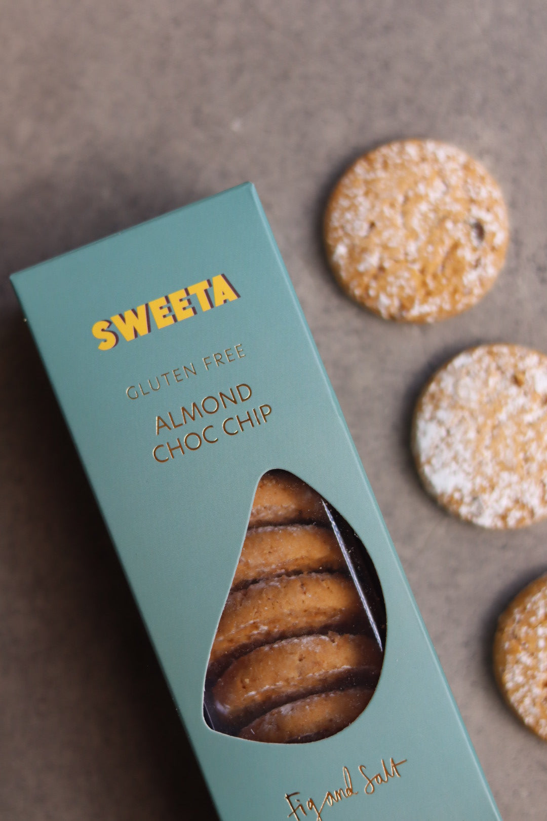 Gluten Free Almond Choc Chip 100g