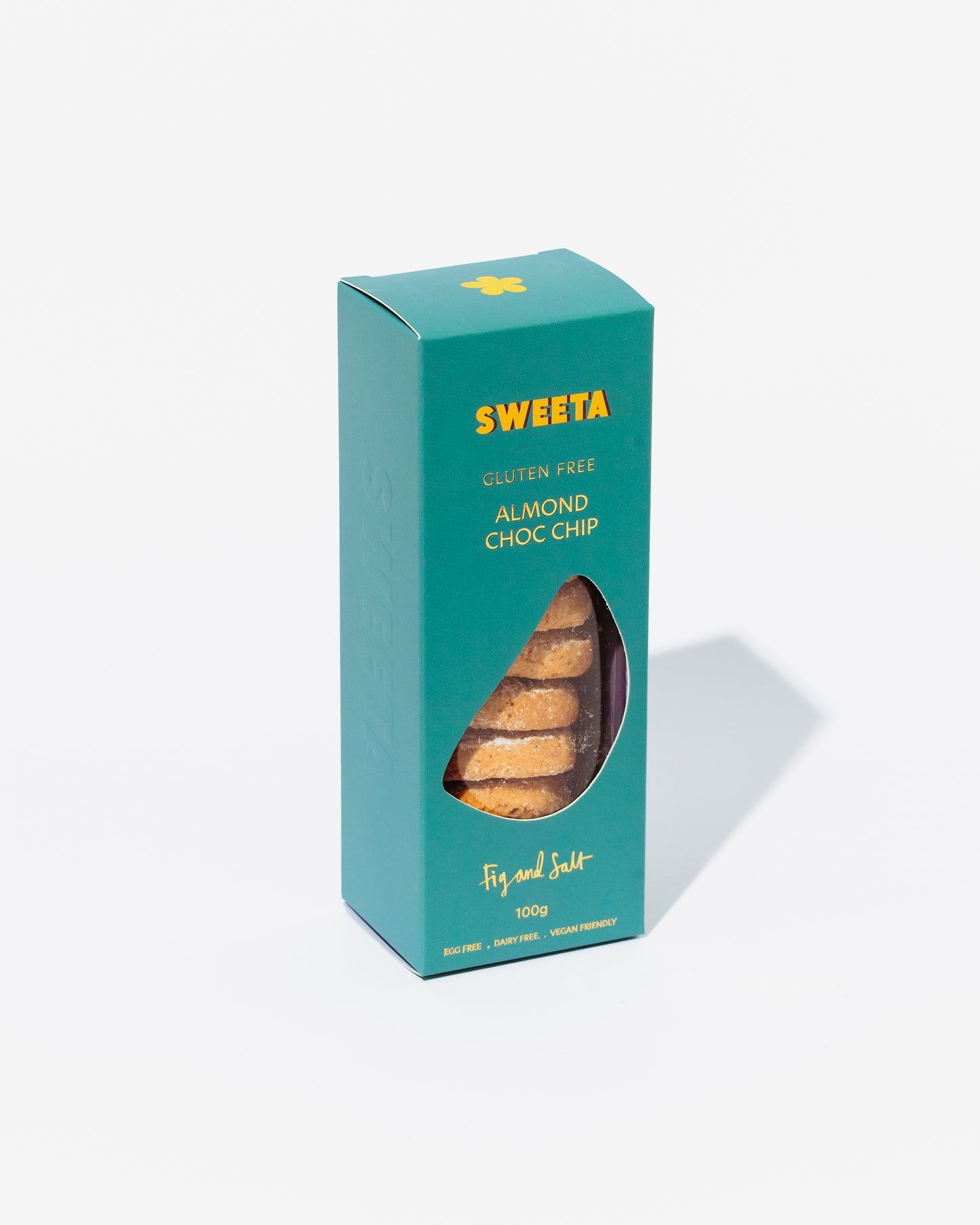 Gluten Free Almond Choc Chip 100g